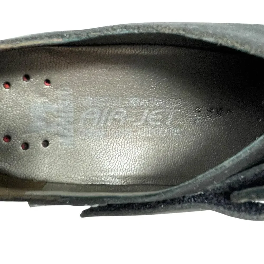 Mephisto Air Jet Luce Women’s Size 7 Black Nubuck Leather Comfort Loafer